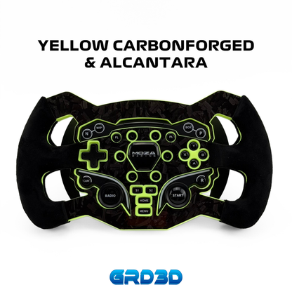 F1 Open Wheel Mod for Moza ES Yellow Edition