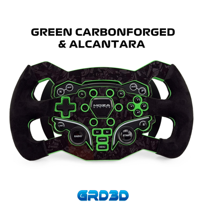 F1 Open Wheel Mod for Moza ES Green Edition
