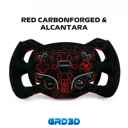 F1 Open Wheel Mod for Moza ES Red Edition
