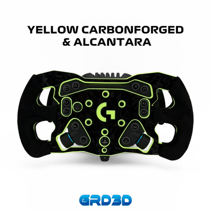 F1 Open Wheel Mod for Logitech RS50 Yellow Edition