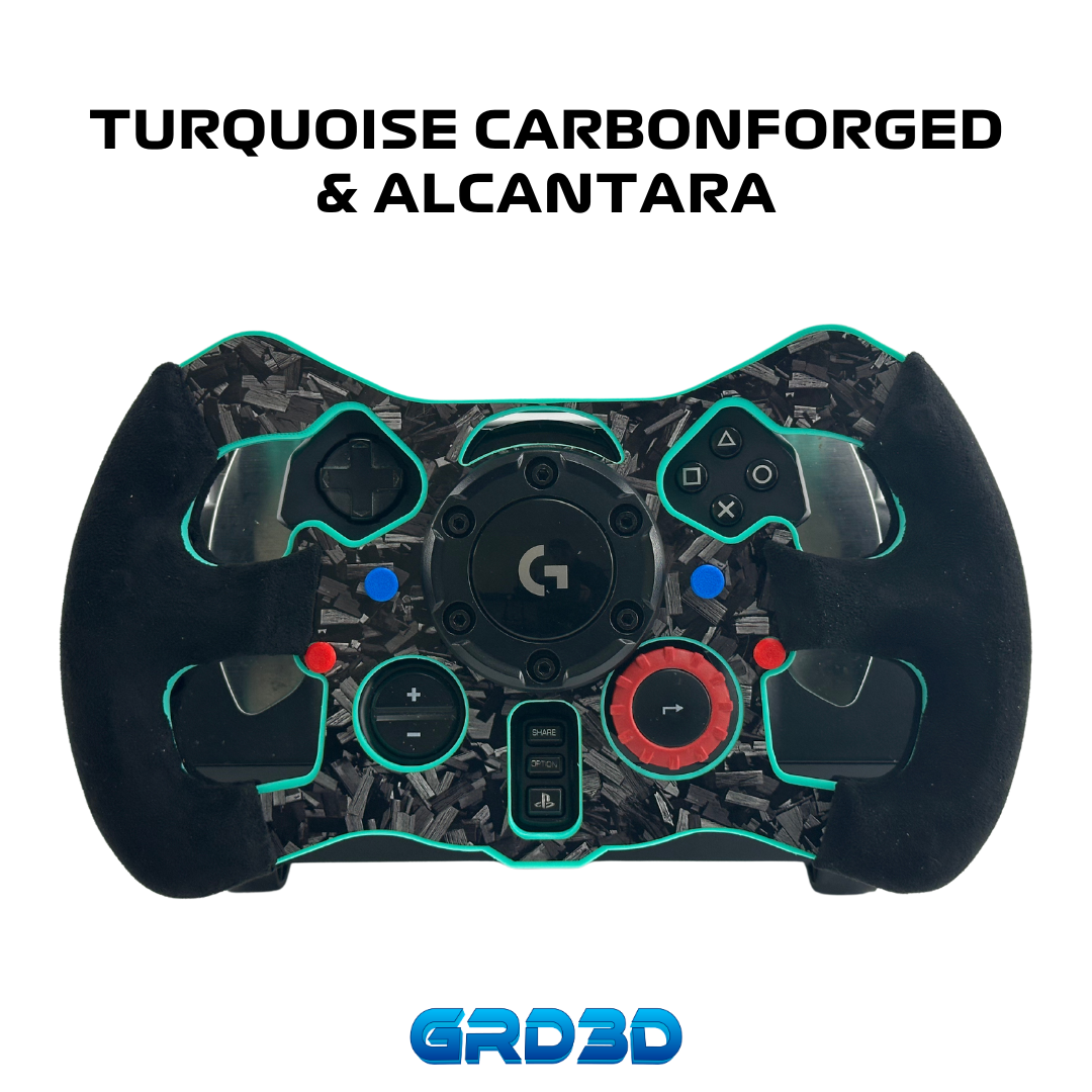 F1 Open Wheel Mod for Logitech G29 & G923 (PlayStation) Turquoise Version