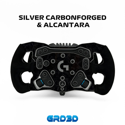 F1 Open Wheel Mod for Logitech RS50 Silver Edition