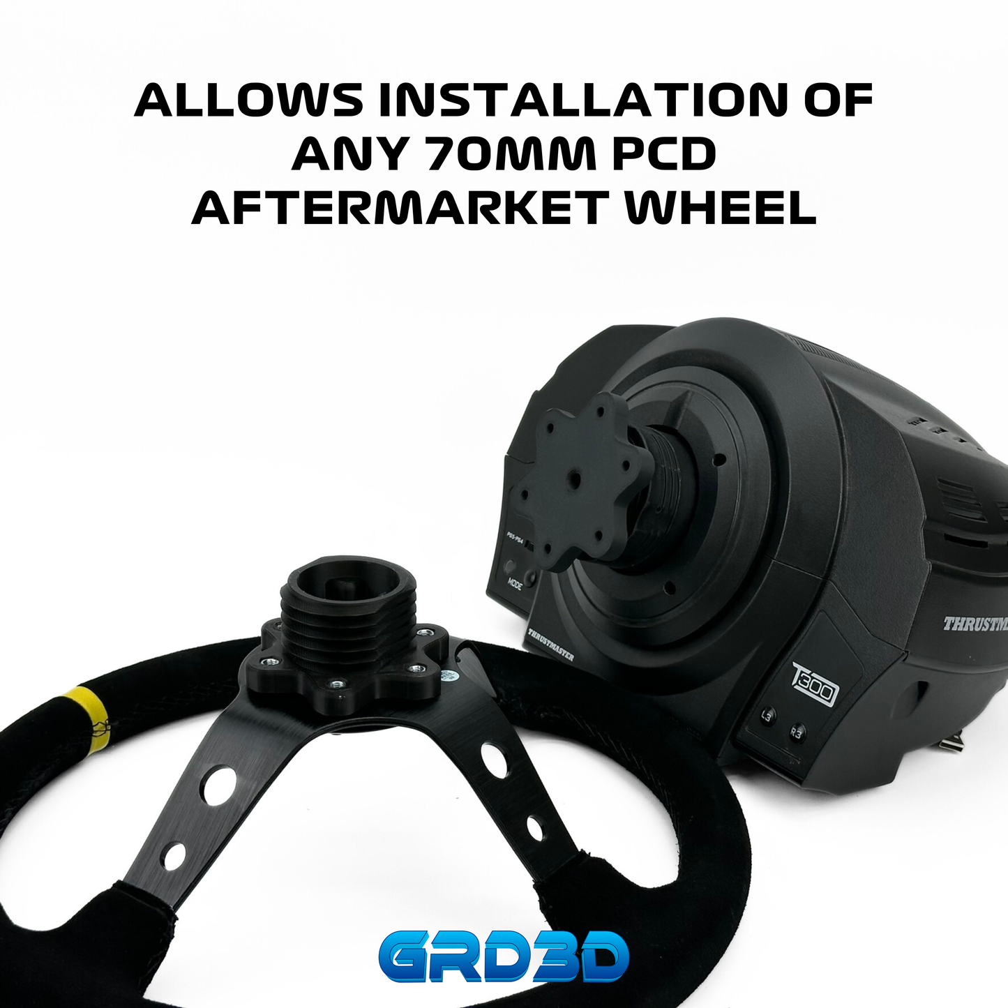 Thrustmaster T300/T500/TX/TS-PC/t-gt/ts-xw/t-gt2 70mm Hub Adapter Kit