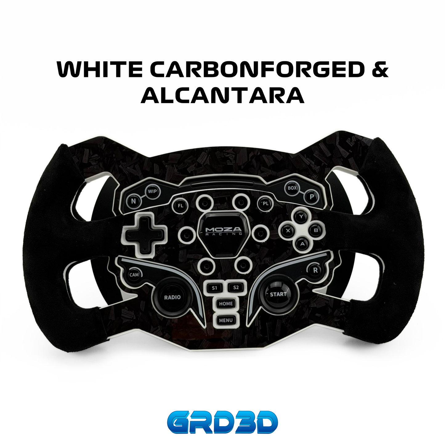 F1 Open Wheel Mod for Moza ES White Edition