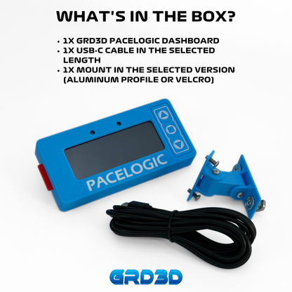 GRD3D Pacelogic Lap Timer – 4” Touch Screen Display