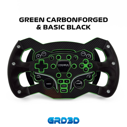 F1 Open Wheel Mod for Moza ES Green Edition