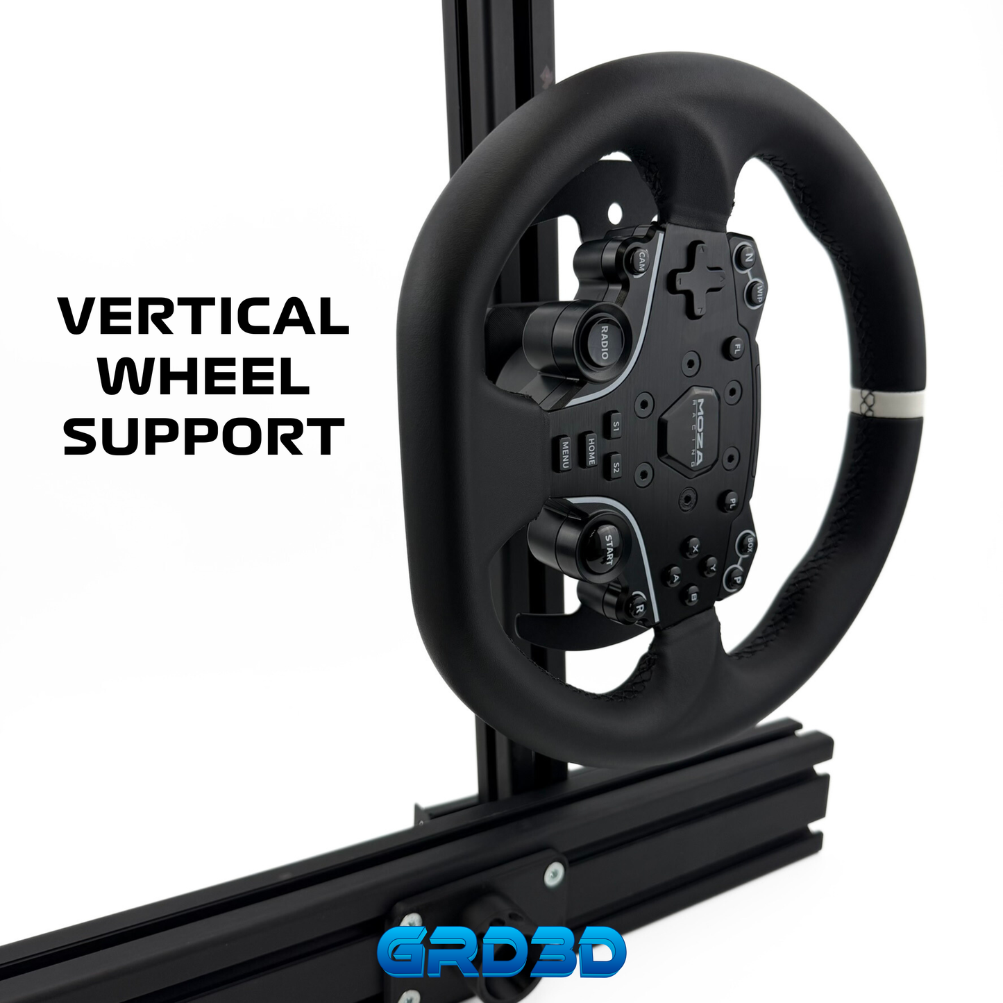 Moza Wheel Support for Aluminum Profile Rigs