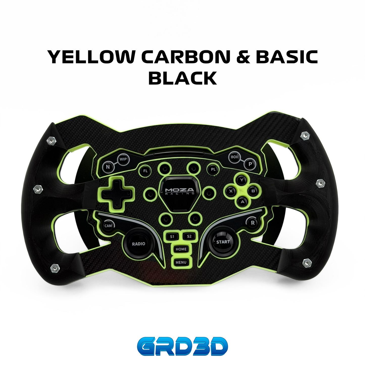 F1 Open Wheel Mod for Moza ES Yellow Edition