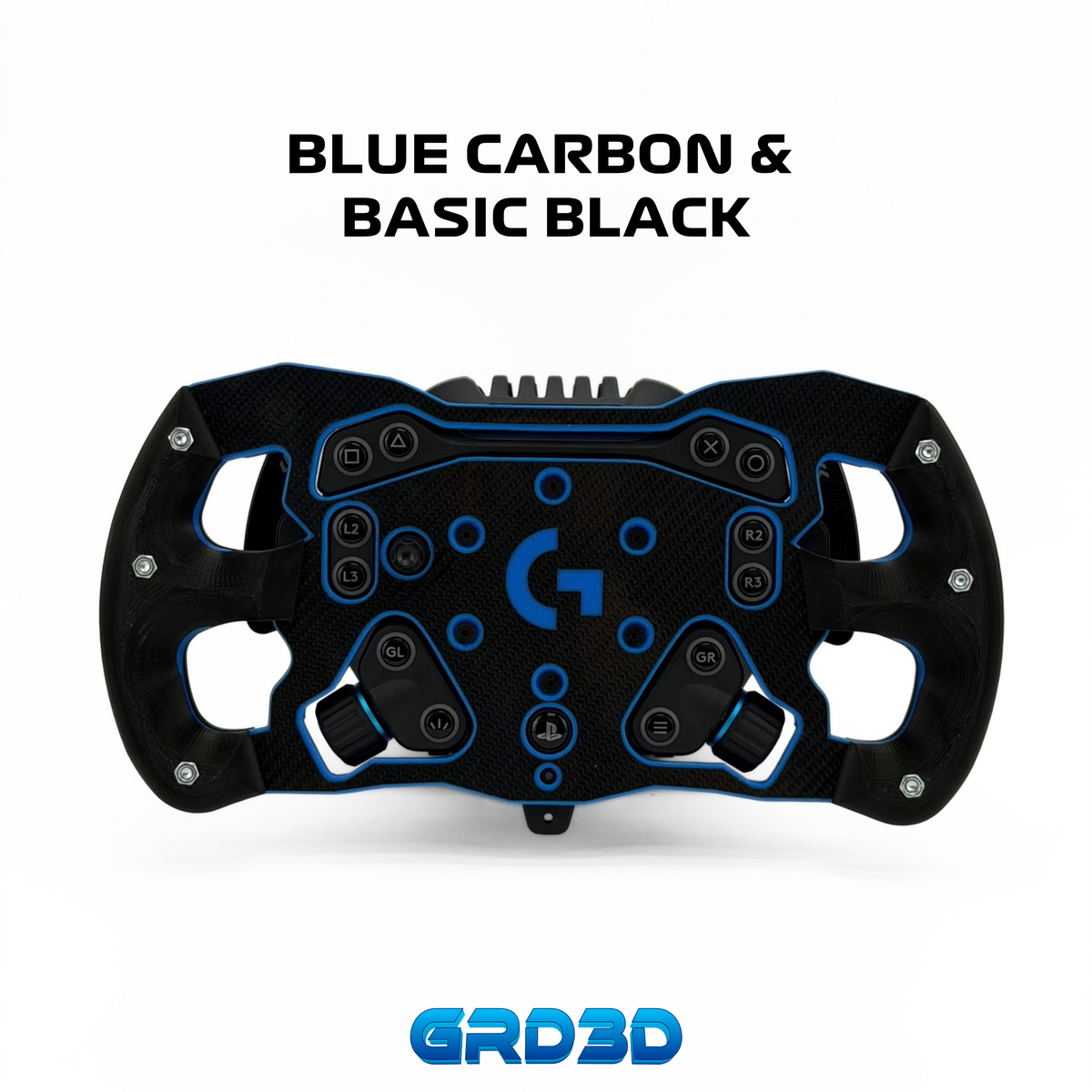 F1 Open Wheel Mod for Logitech RS50 Blue Edition
