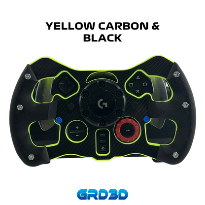 F1 Open Wheel Mod for Logitech G29 & G923 (PlayStation) Yellow Version