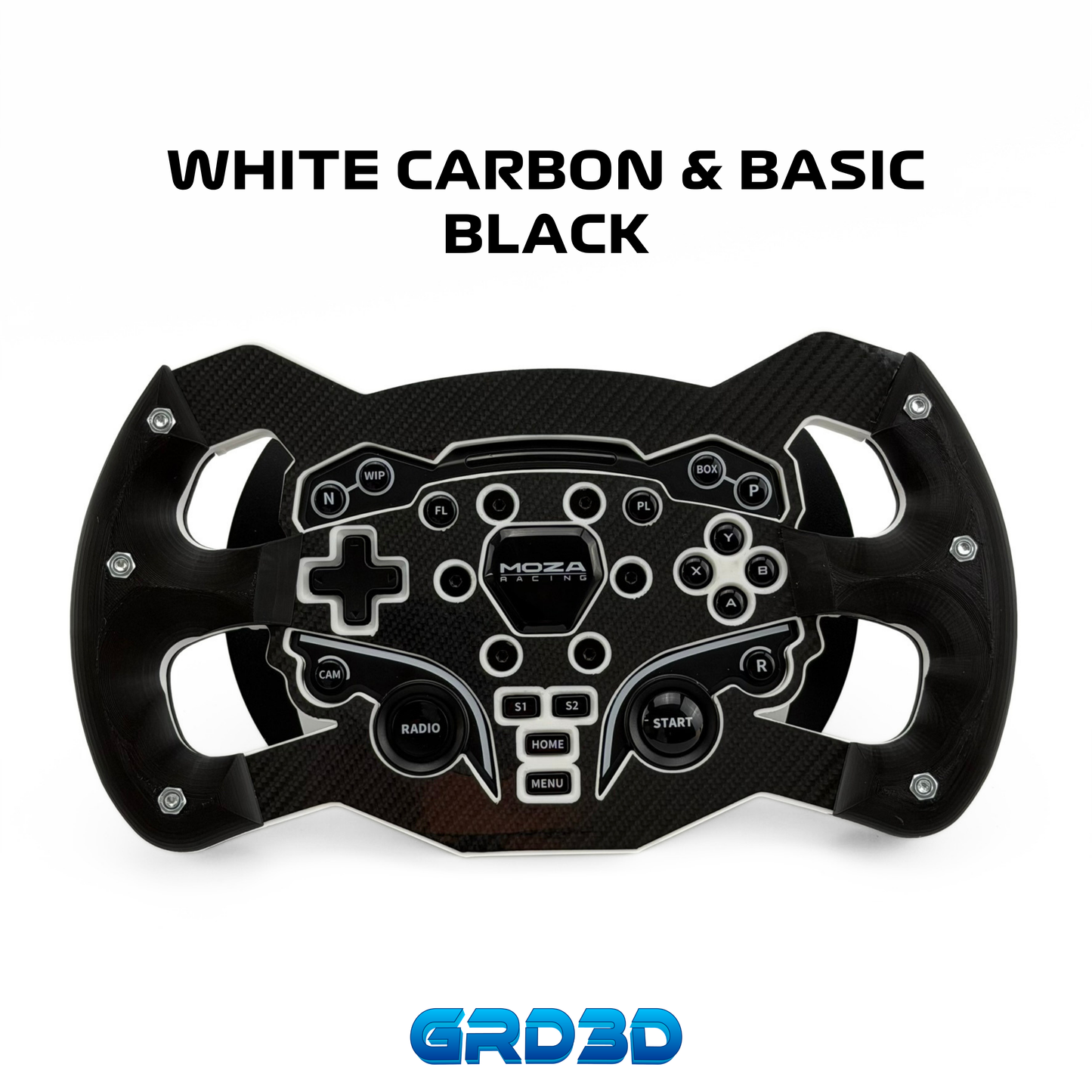 F1 Open Wheel Mod for Moza ES White Edition