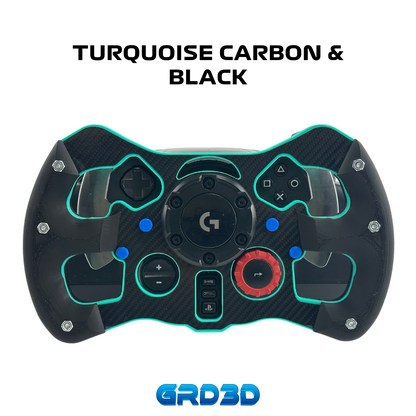 F1 Open Wheel Mod for Logitech G29 & G923 (PlayStation) Turquoise Version