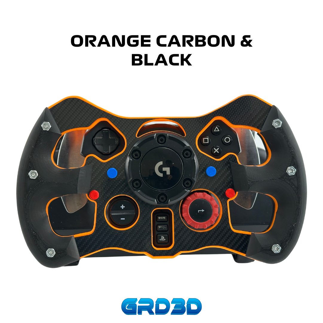 F1 Open Wheel Mod for Logitech G29 & G923 (PlayStation) Orange Version