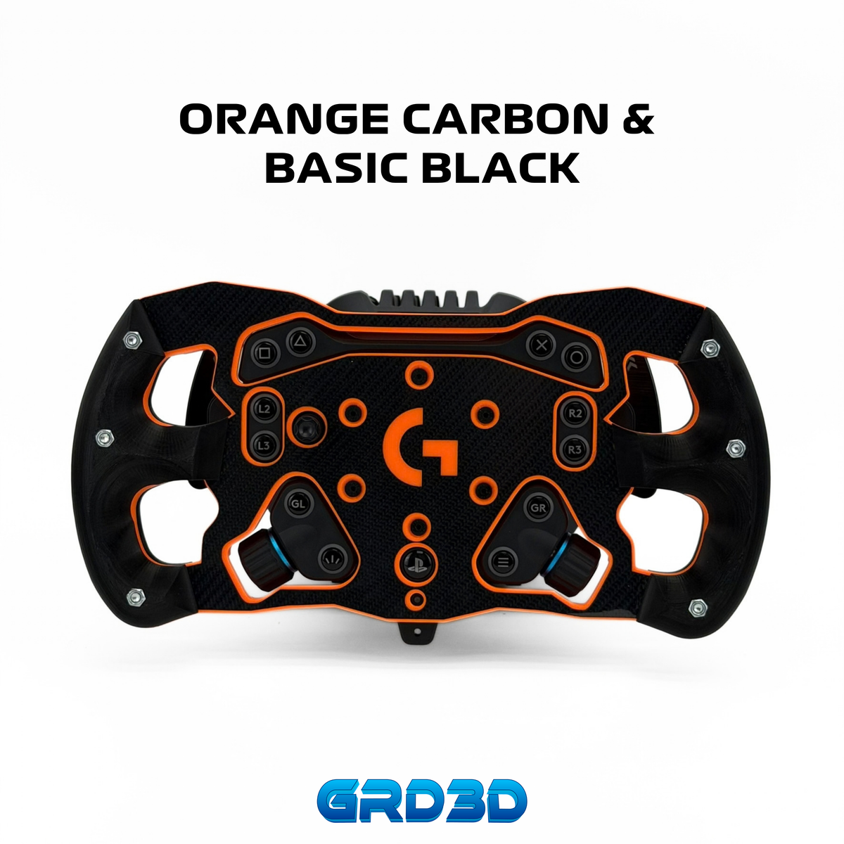 F1 Open Wheel Mod for Logitech RS50 Orange Edition