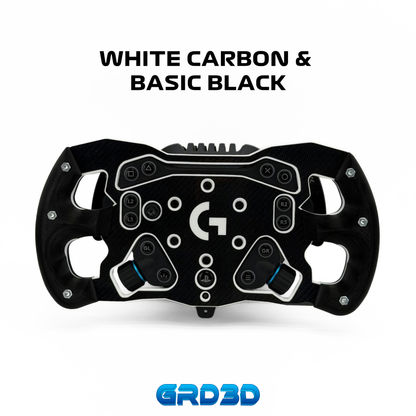 F1 Open Wheel Mod for Logitech RS50 White Edition