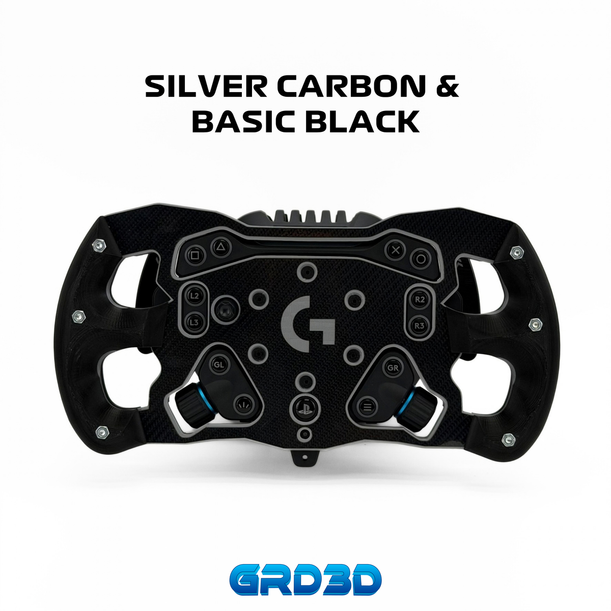 F1 Open Wheel Mod for Logitech RS50 Silver Edition