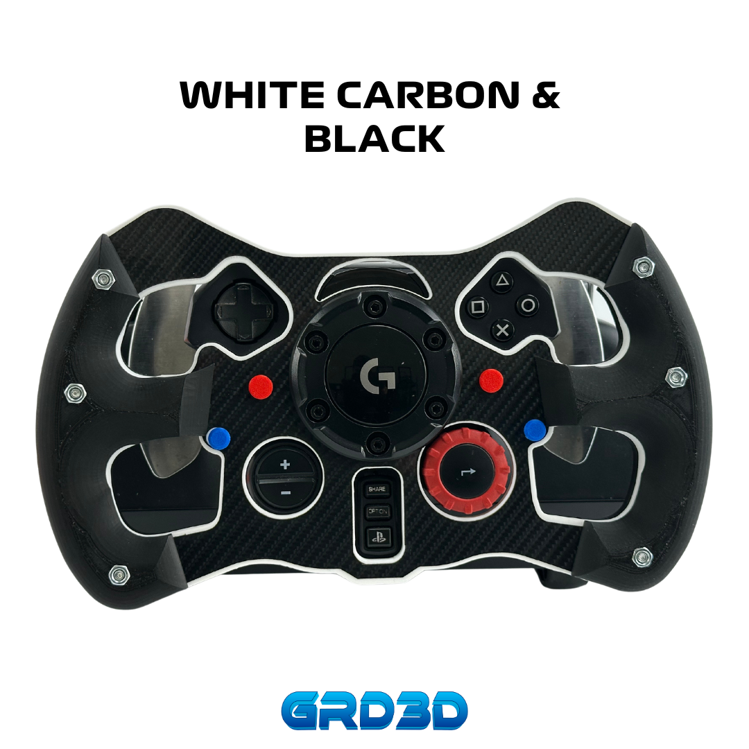 F1 Open Wheel Mod for Logitech G29 & G923 (PlayStation) White Version