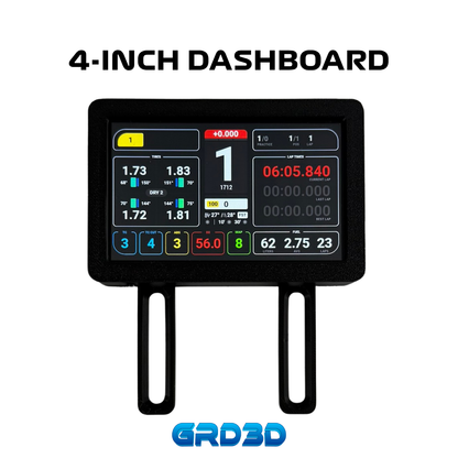 GRD3D 4-Inch Touchscreen Sim Racing Dashboard – SimHub Compatible