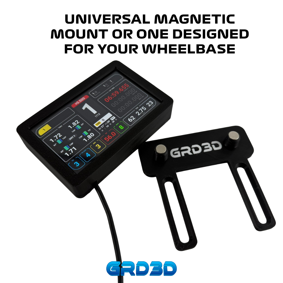 GRD3D 4-Inch Touchscreen Sim Racing Dashboard – SimHub Compatible