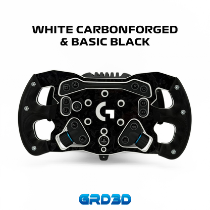 F1 Open Wheel Mod for Logitech RS50 White Edition