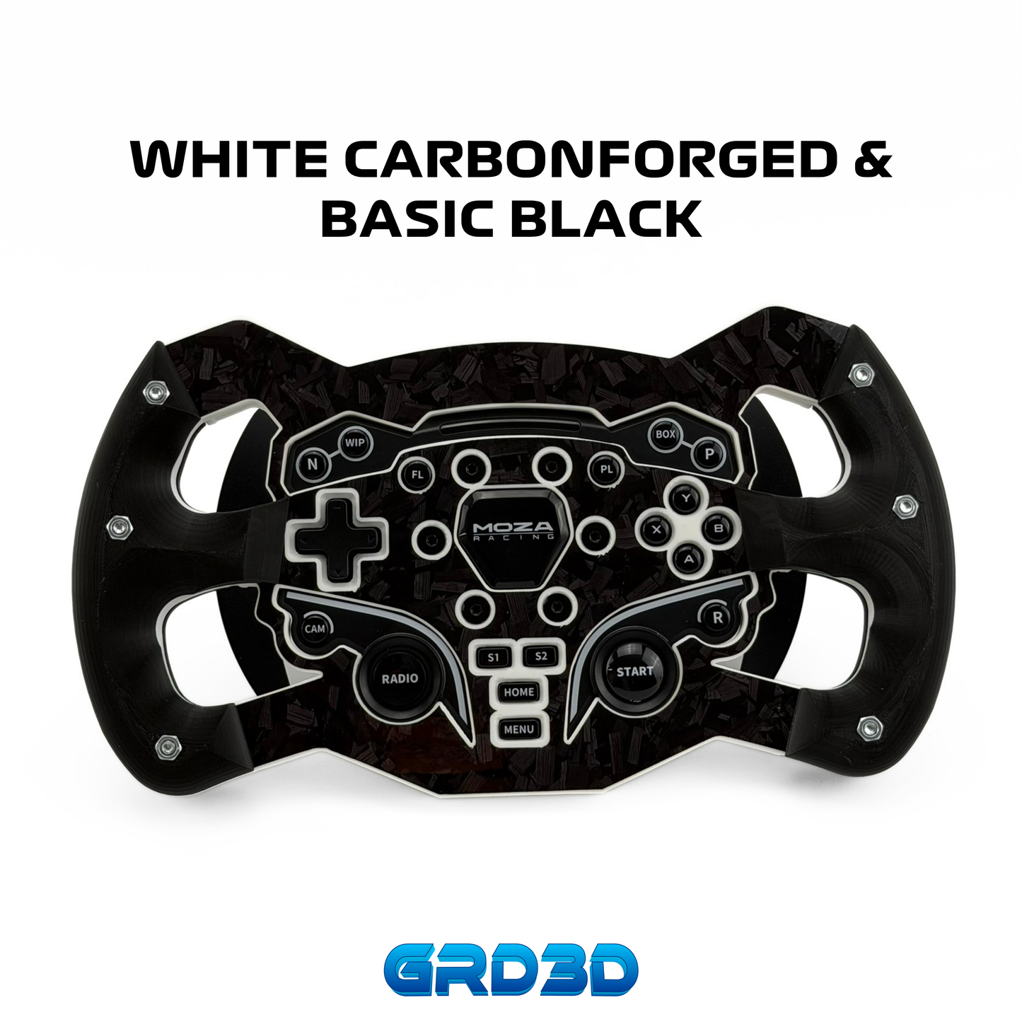 F1 Open Wheel Mod for Moza ES White Edition