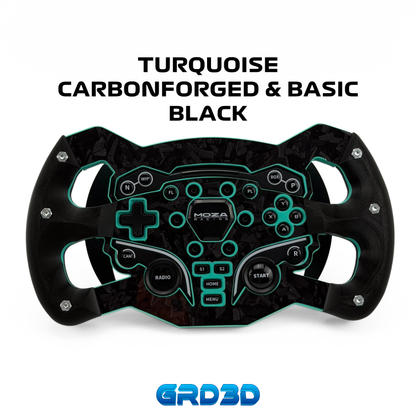 F1 Open Wheel Mod for Moza ES Turquoise Edition