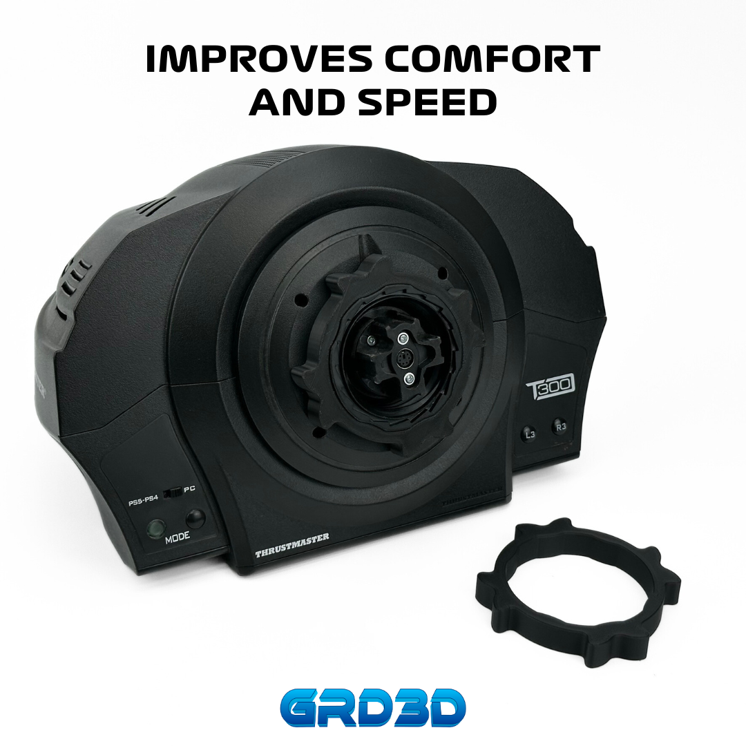 Adaptateur à dégagement rapide Thrustmaster T300/T500/TX/TS-PC/t-gt/ts-xw/t-gt2. Roue à dégagement rapide sans vis.