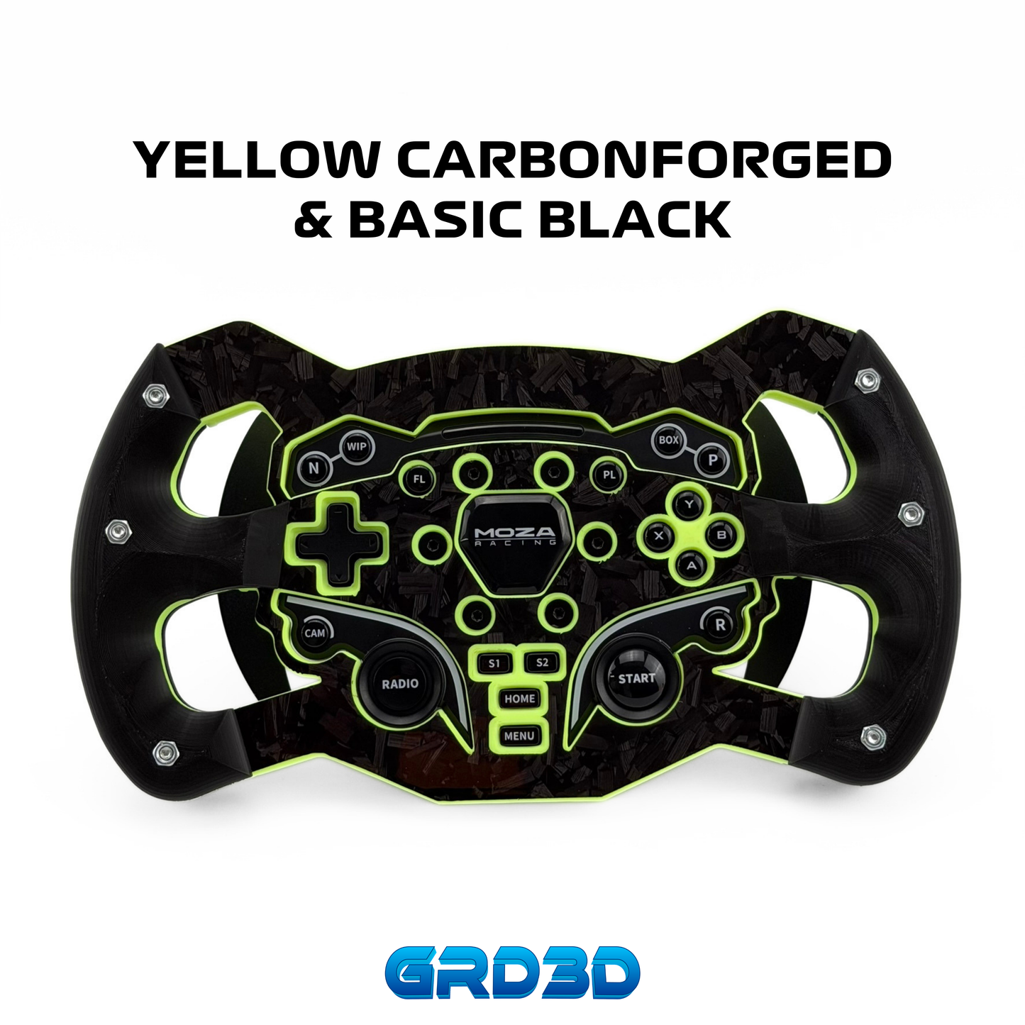 F1 Open Wheel Mod for Moza ES Yellow Edition