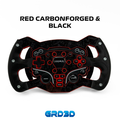 F1 Open Wheel Mod for Moza ES Red Edition