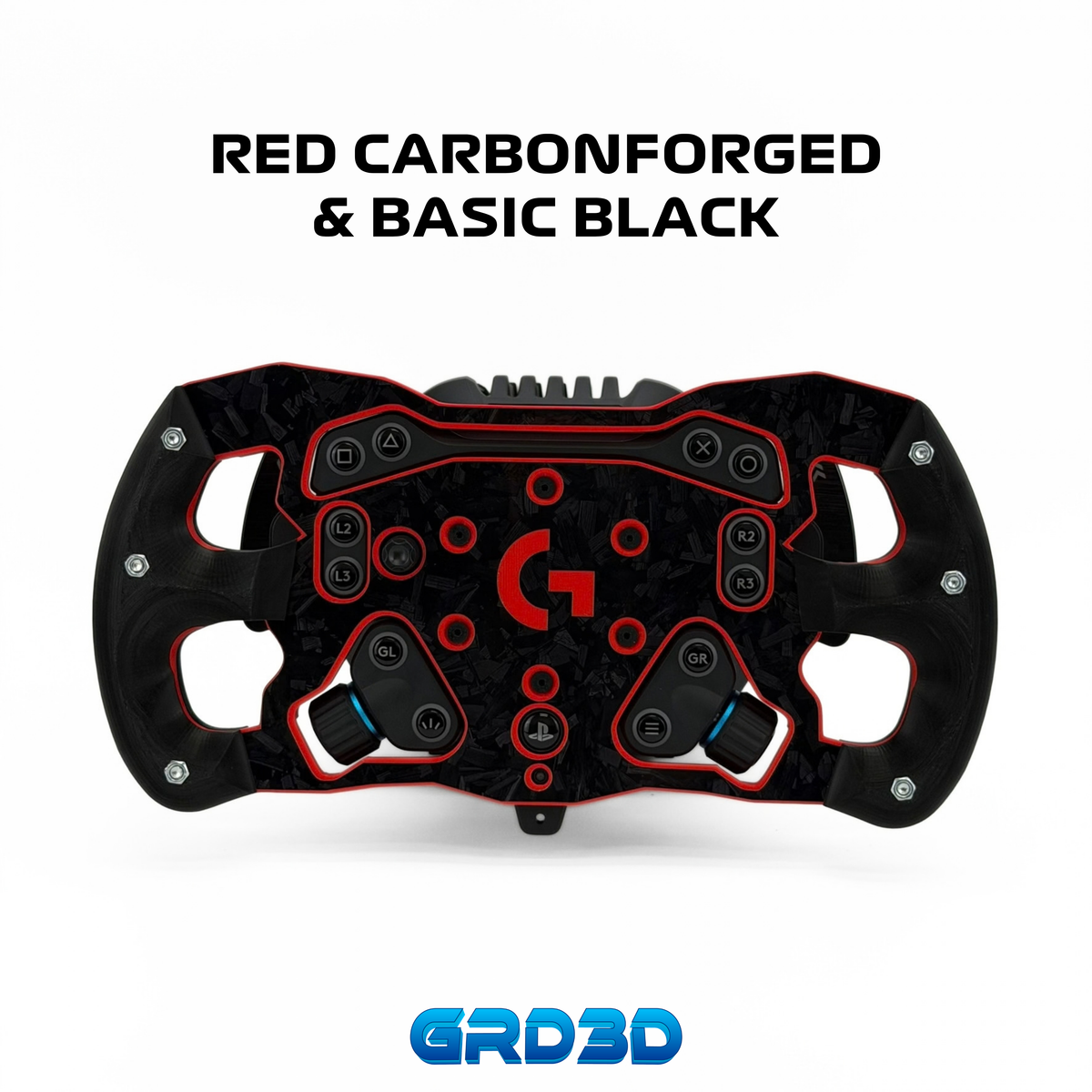 F1 Open Wheel Mod for Logitech RS50 Red Edition