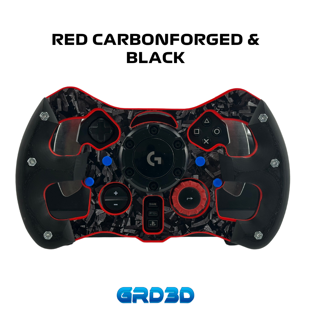 F1 Open Wheel Mod for Logitech G29 & G923 (PlayStation) Red Version