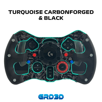 F1 Open Wheel Mod for Logitech G29 & G923 (PlayStation) Turquoise Version