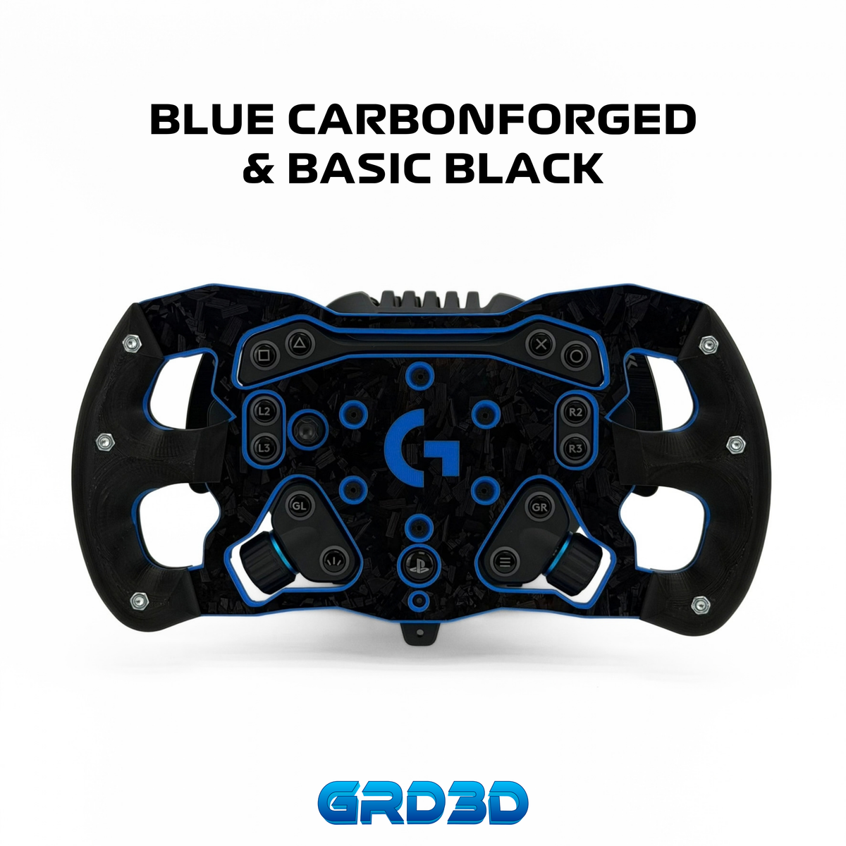 F1 Open Wheel Mod for Logitech RS50 Blue Edition