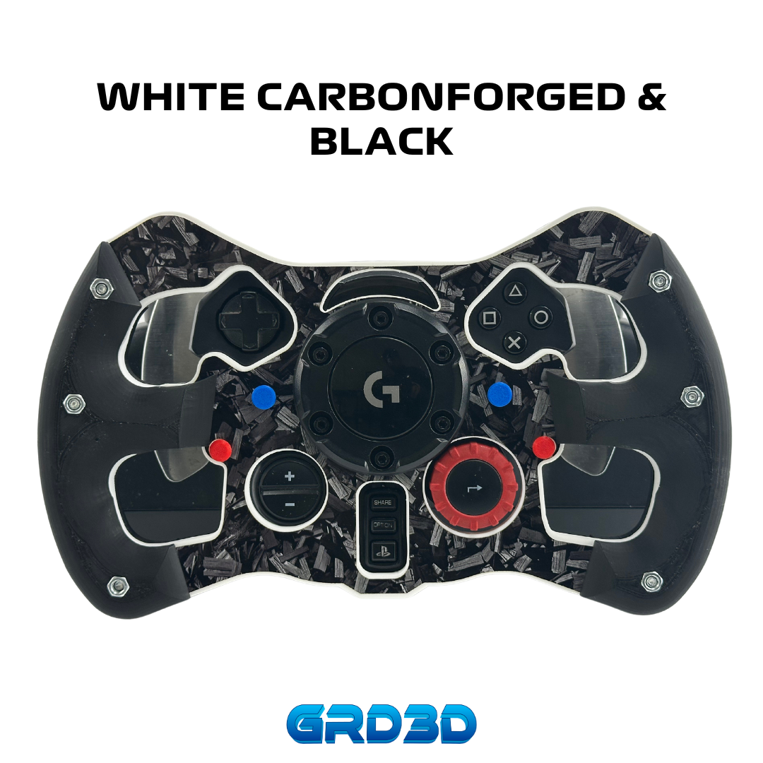 F1 Open Wheel Mod for Logitech G29 & G923 (PlayStation) White Version