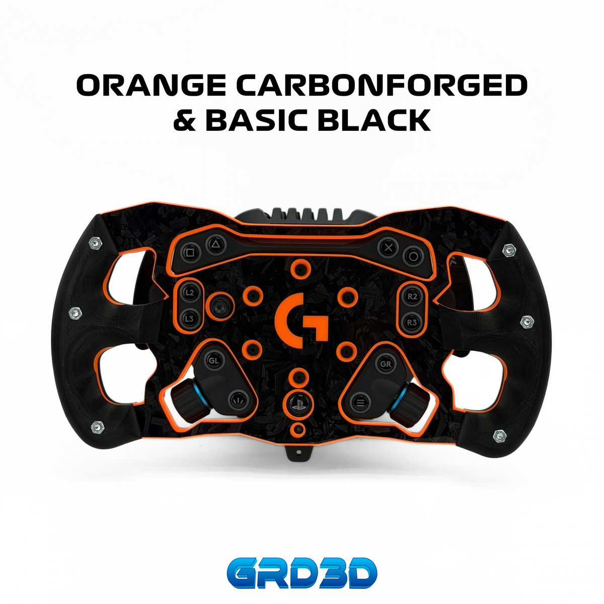 F1 Open Wheel Mod for Logitech RS50 Orange Edition