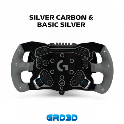 F1 Open Wheel Mod for Logitech RS50 Silver Edition