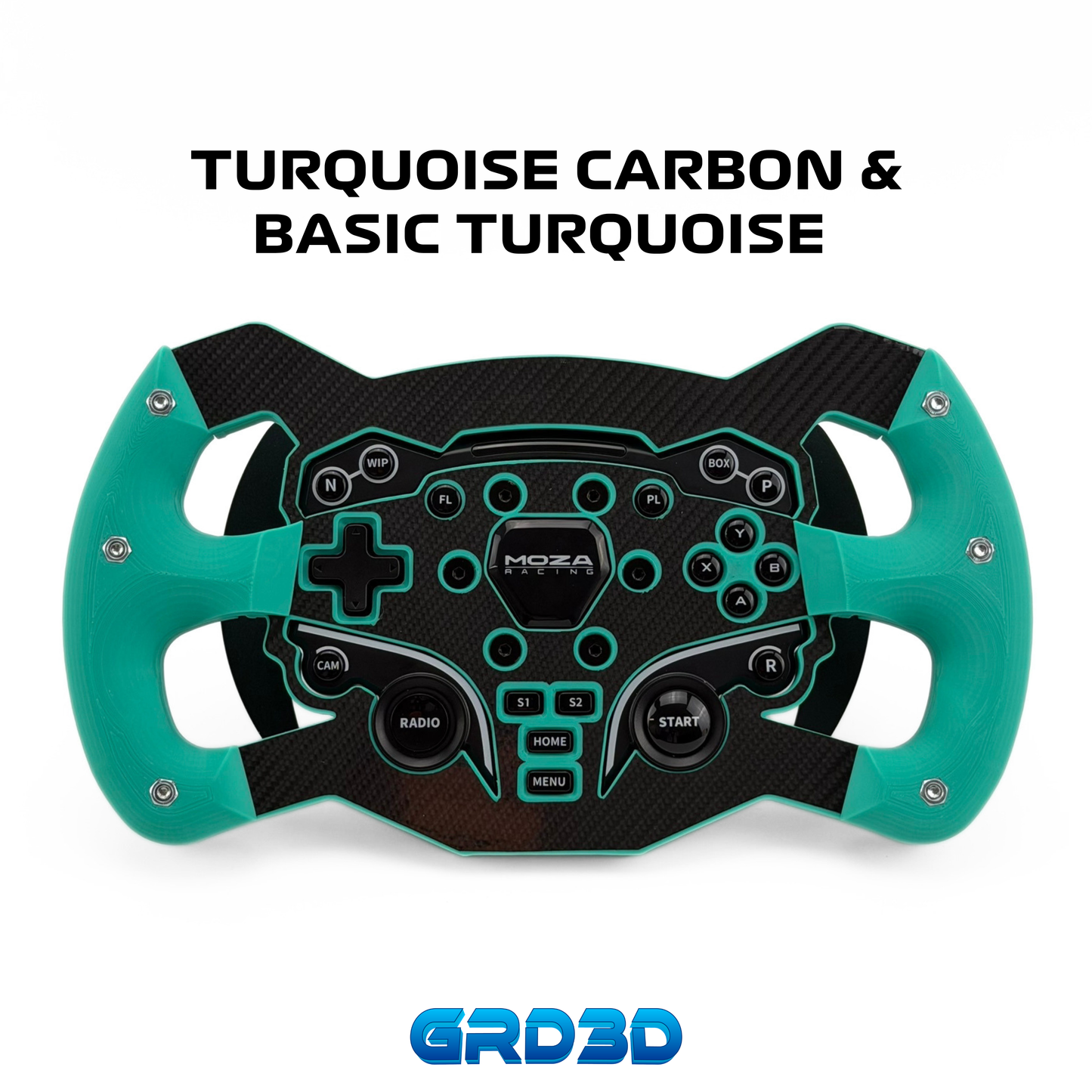 F1 Open Wheel Mod for Moza ES Turquoise Edition