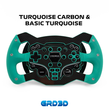 F1 Open Wheel Mod for Moza ES Turquoise Edition