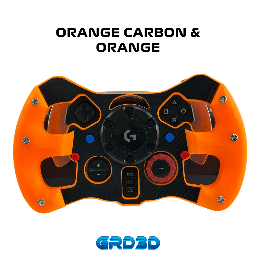 F1 Open Wheel Mod for Logitech G29 & G923 (PlayStation) Orange Version