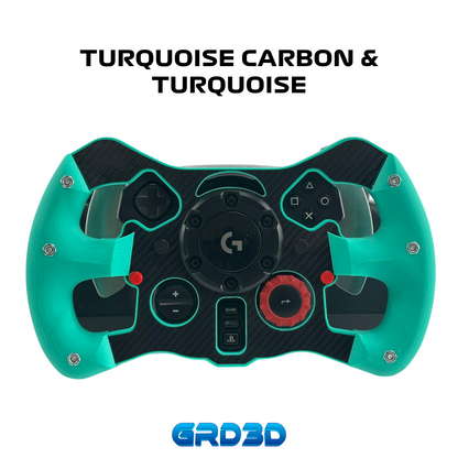 F1 Open Wheel Mod for Logitech G29 & G923 (PlayStation) Turquoise Version