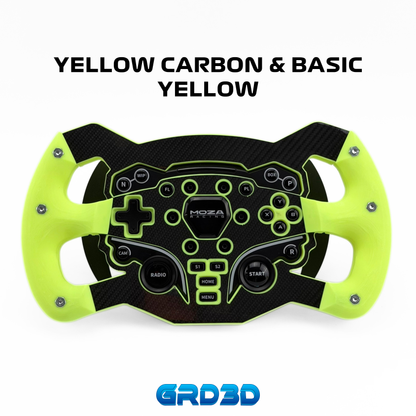 F1 Open Wheel Mod for Moza ES Yellow Edition