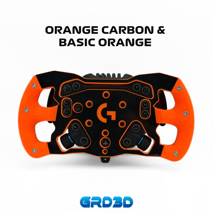 F1 Open Wheel Mod for Logitech RS50 Orange Edition