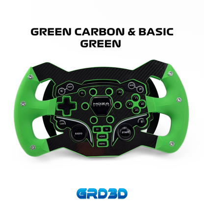 F1 Open Wheel Mod for Moza ES Green Edition
