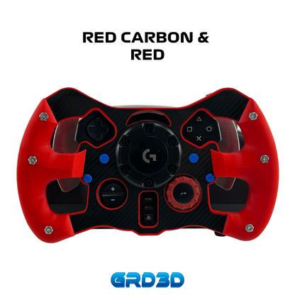 F1 Open Wheel Mod for Logitech G29 & G923 (PlayStation) Red Version