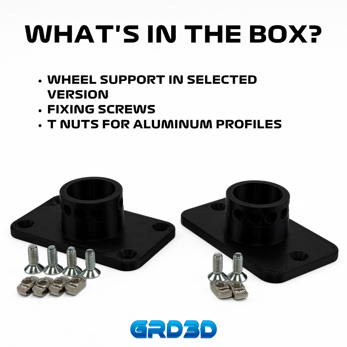 Moza Wheel Support for Aluminum Profile Rigs