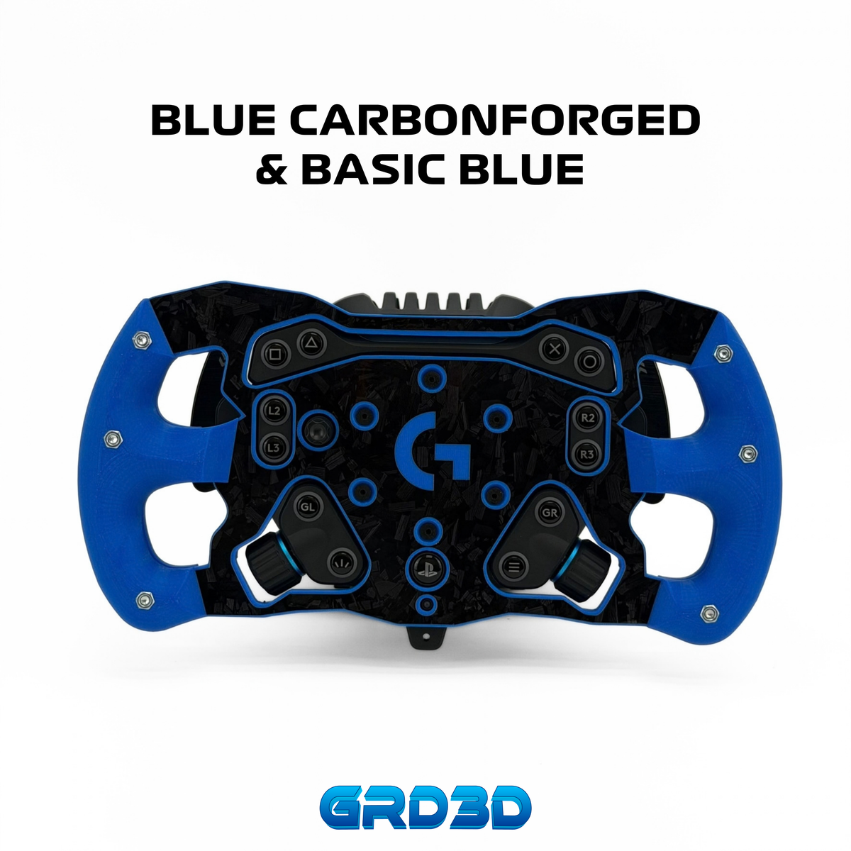 F1 Open Wheel Mod for Logitech RS50 Blue Edition