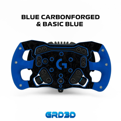 F1 Open Wheel Mod for Logitech RS50 Blue Edition