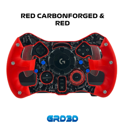 F1 Open Wheel Mod for Logitech G29 & G923 (PlayStation) Red Version