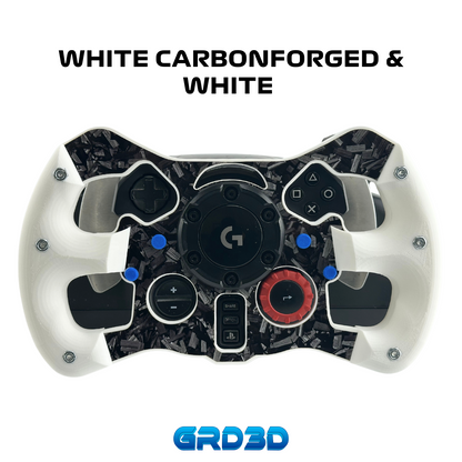 F1 Open Wheel Mod for Logitech G29 & G923 (PlayStation) White Version