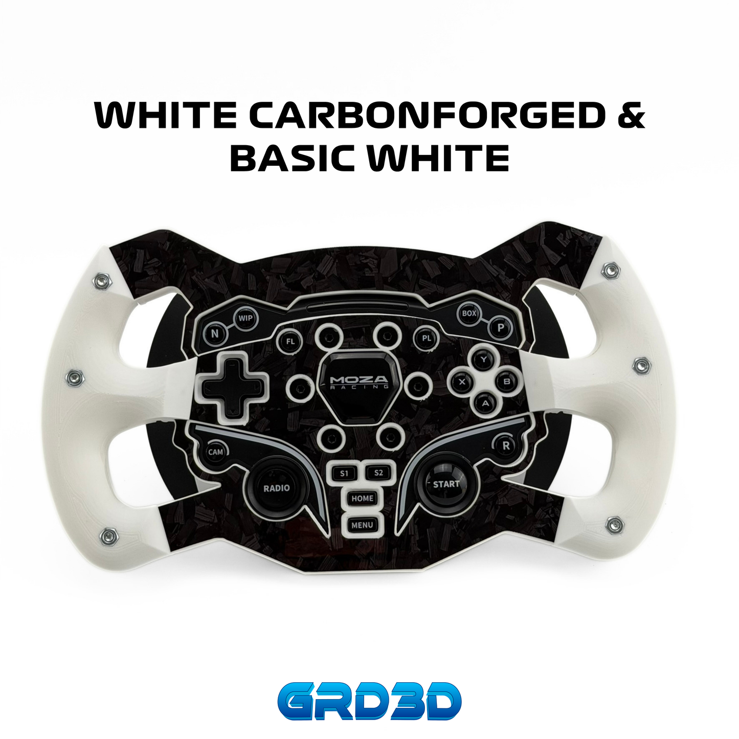 F1 Open Wheel Mod for Moza ES White Edition